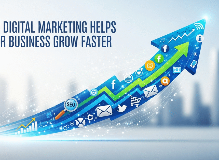How Digital Marketing Helps Your Business Grow Faster